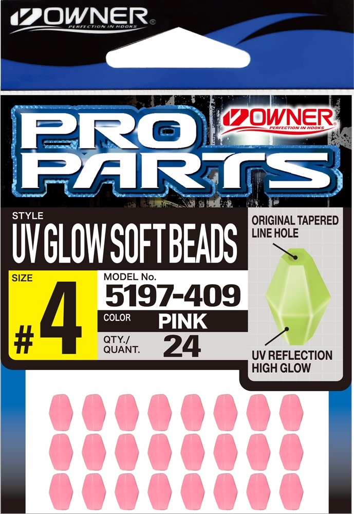 Owner Soft Beads UV Glow  Red